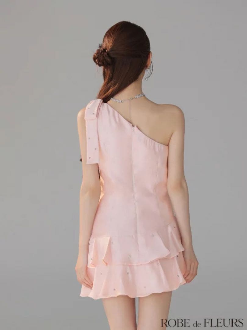 XS アイボリー　4322 ローブドフルールブリエAngelRキャバドレス