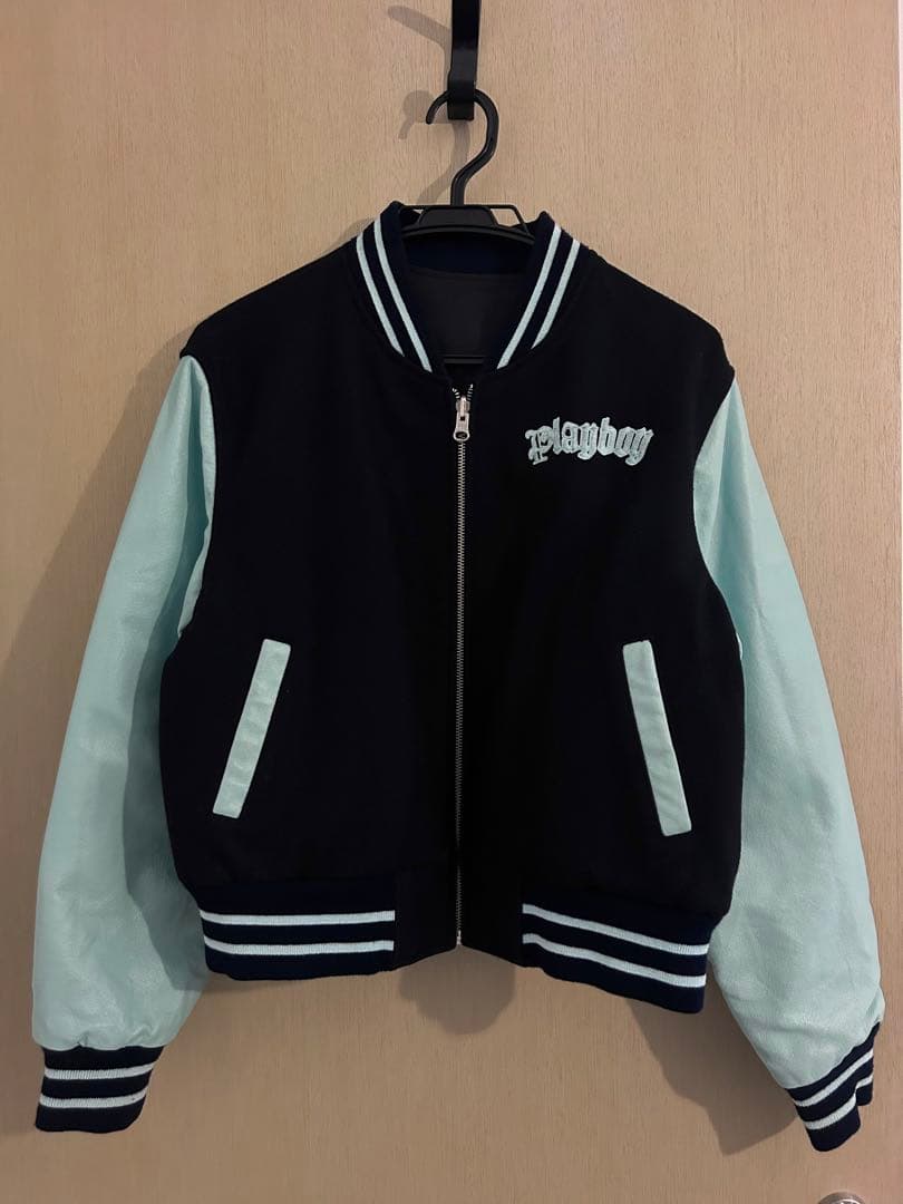 PLAYBOYリバーシブル ボンバージャケット スタジャン