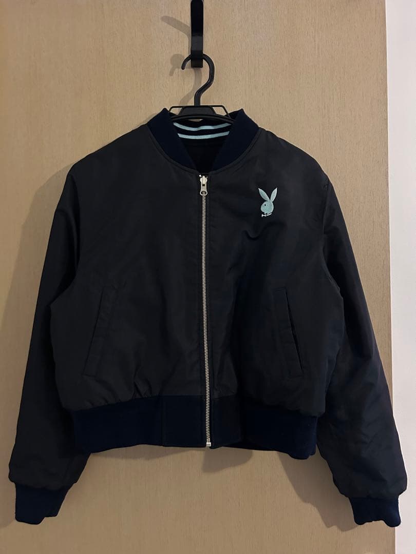 PLAYBOYリバーシブル ボンバージャケット スタジャン