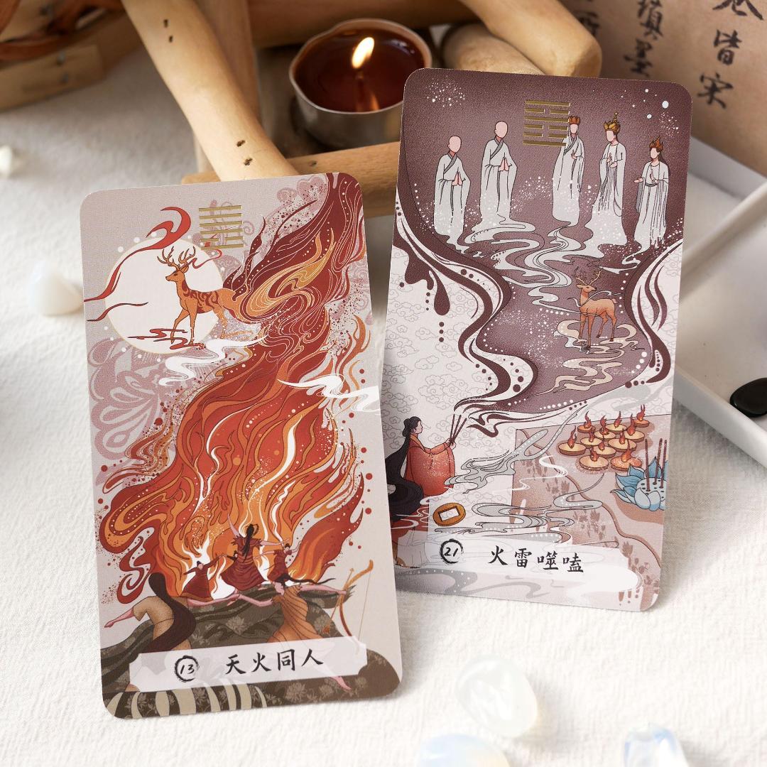 【正規品イーチンオラクルカード】美麗＆幻想的な古典伝統✨変化がテーマのデッキ