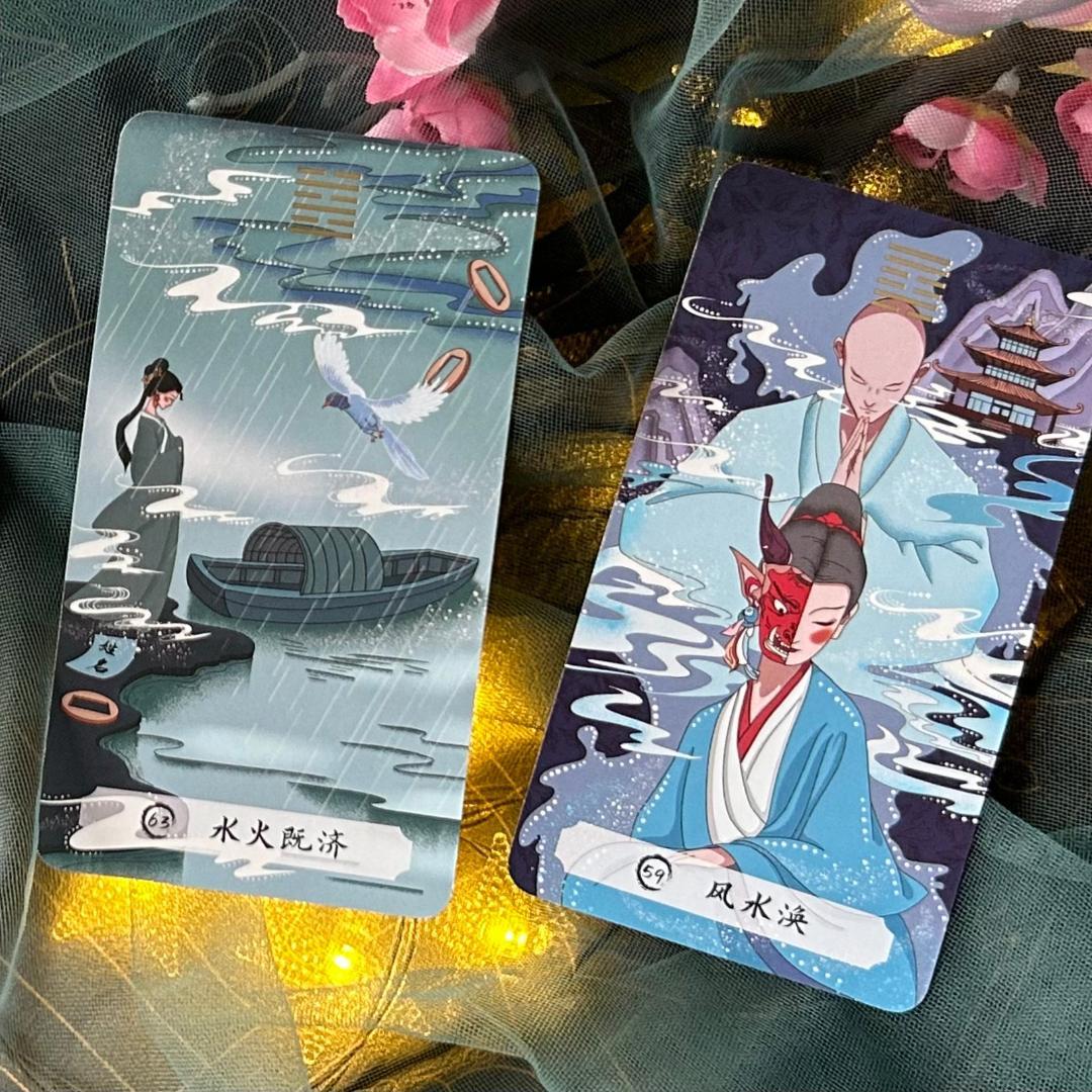 【正規品イーチンオラクルカード】美麗＆幻想的な古典伝統✨変化がテーマのデッキ
