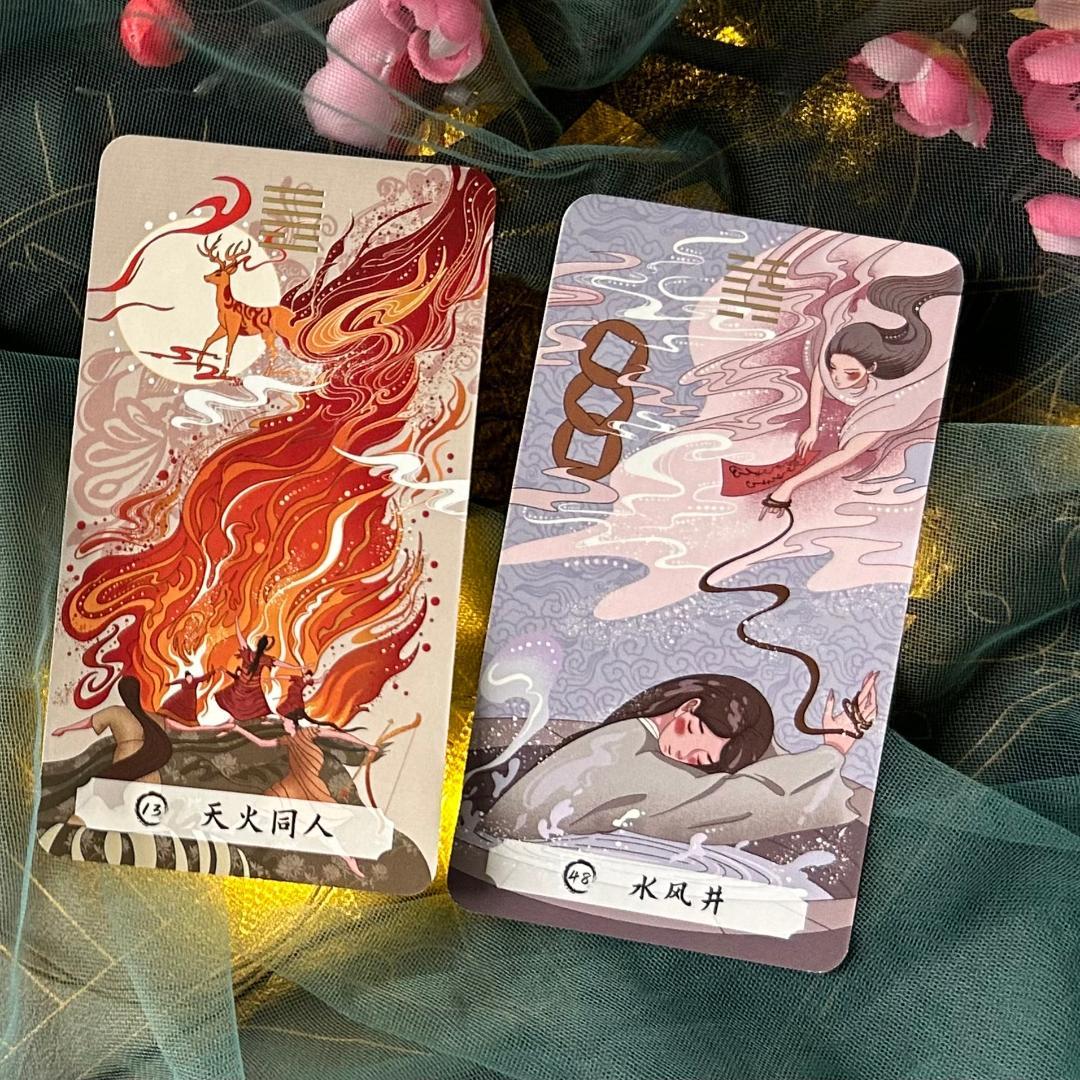 【正規品イーチンオラクルカード】美麗＆幻想的な古典伝統✨変化がテーマのデッキ