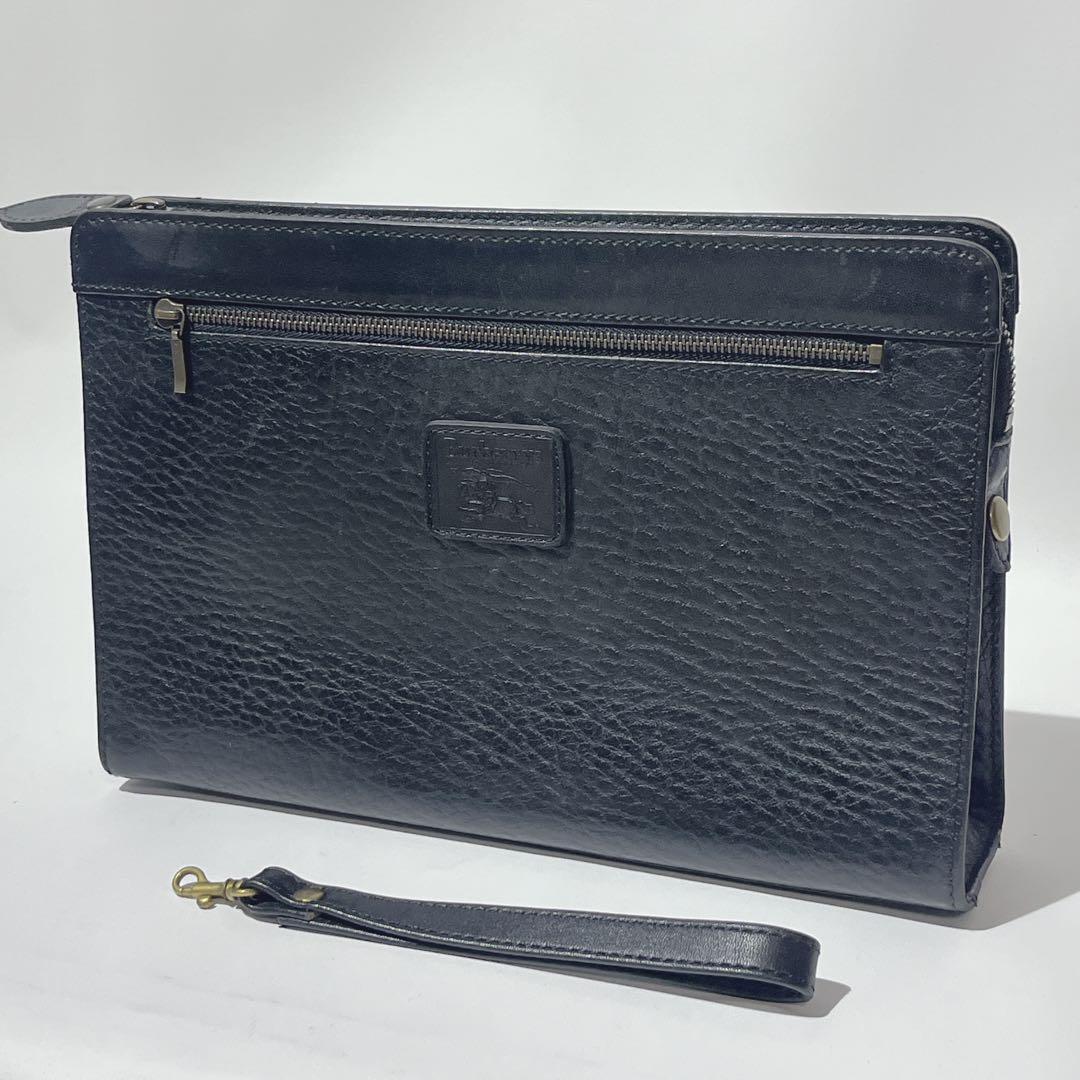 希少　バーバリー クラッチバッグ セカンドバッグ ノバチェック レザー