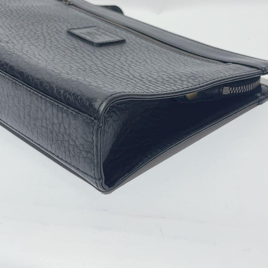 希少　バーバリー クラッチバッグ セカンドバッグ ノバチェック レザー