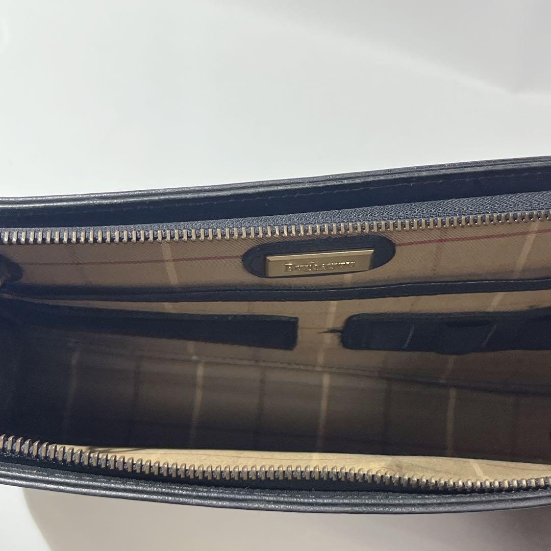 希少　バーバリー クラッチバッグ セカンドバッグ ノバチェック レザー