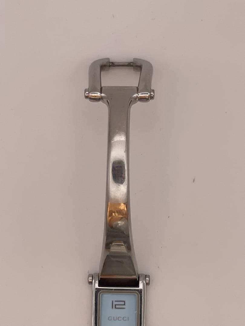 【希少品】 GUCCI グッチ 1500L バングルウォッチ　アイスブルー