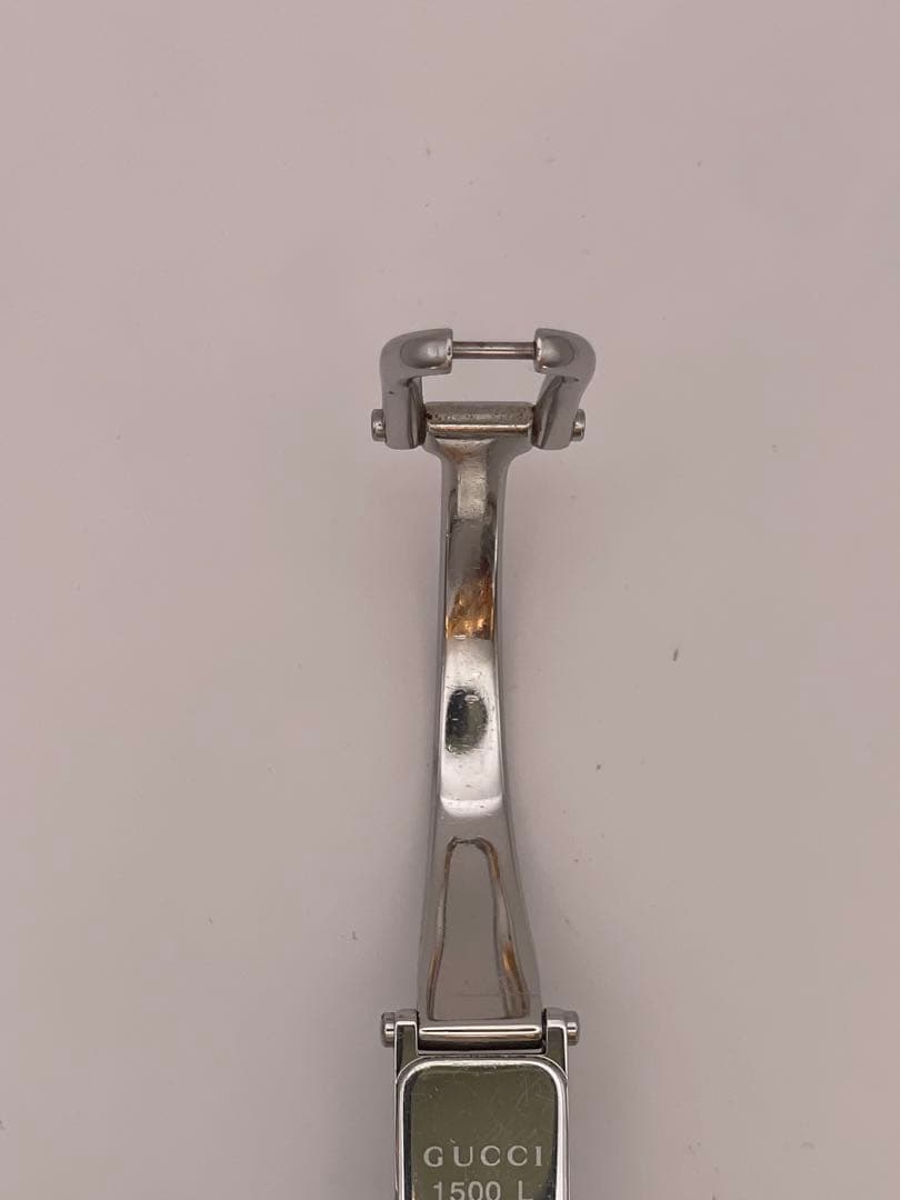 【希少品】 GUCCI グッチ 1500L バングルウォッチ　アイスブルー