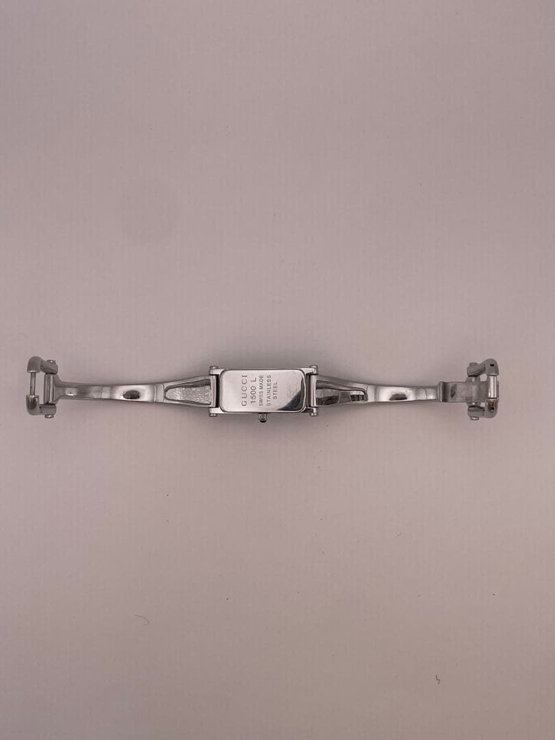【希少品】 GUCCI グッチ 1500L バングルウォッチ　アイスブルー