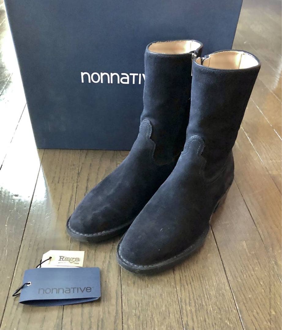 ラグスマックレガー ノンネイティブ　サイドジップブーツ　サイズ39 野口強