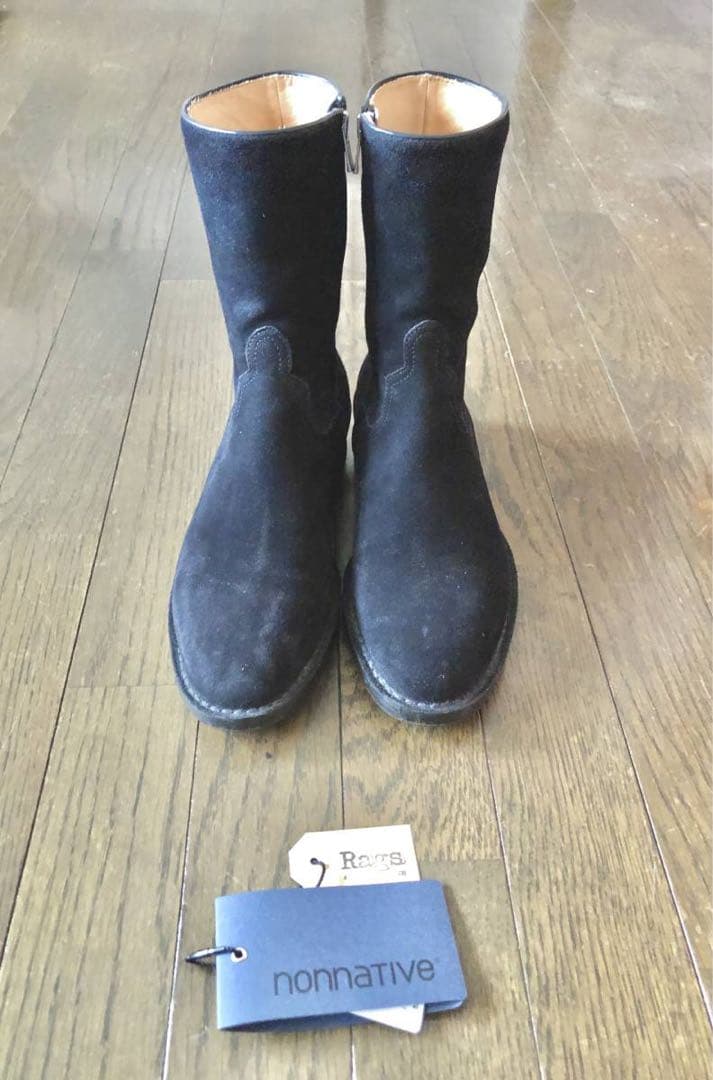 ラグスマックレガー ノンネイティブ　サイドジップブーツ　サイズ39 野口強