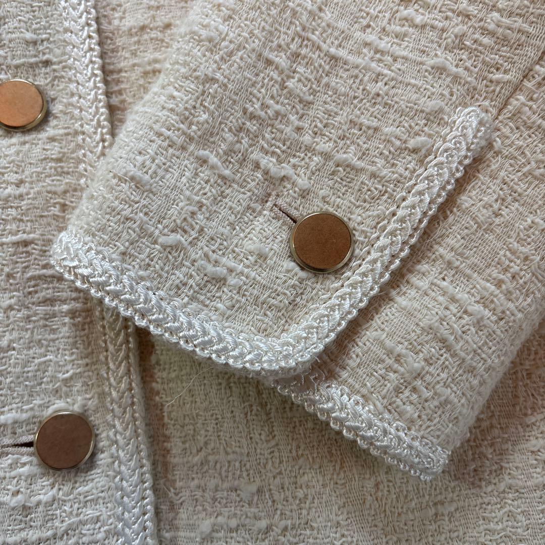 TOMORROWLAND Ballsey　スラブコットンツイードジャケット　9号