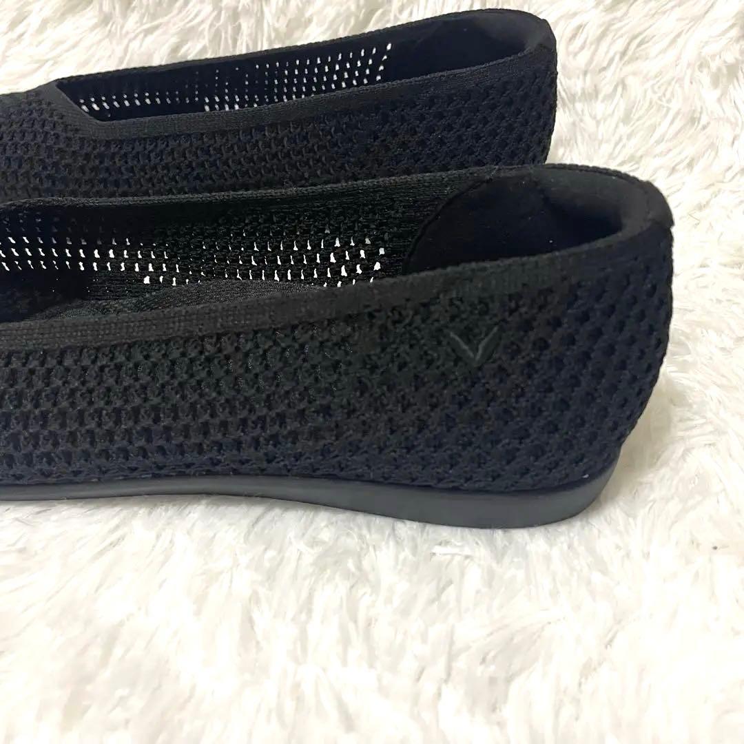 新品VIVAIA フラットシューズパンプス 黒 サイズ40 ビバイア