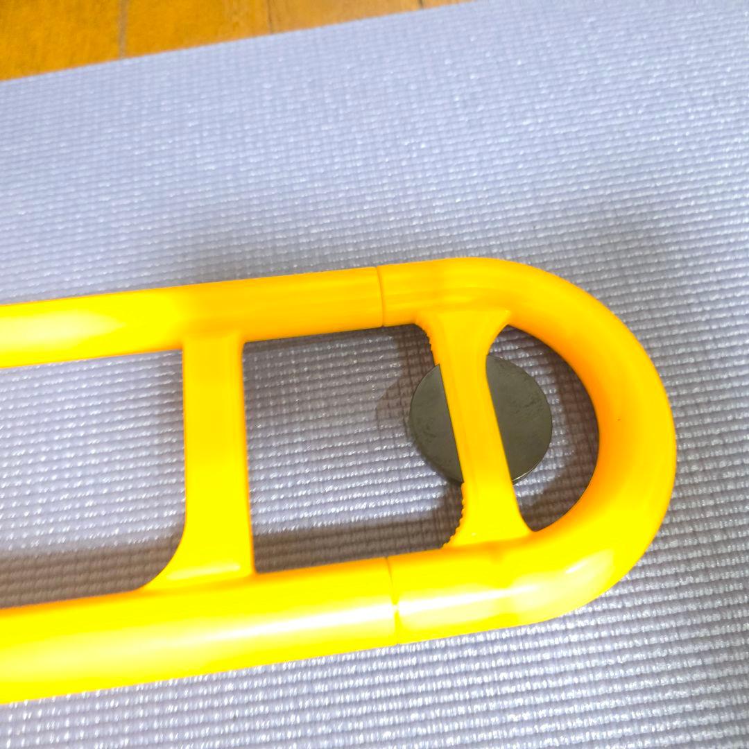 【209】pBoneピーボーン　イエロー　プラスチックトロンボーン　イエロー