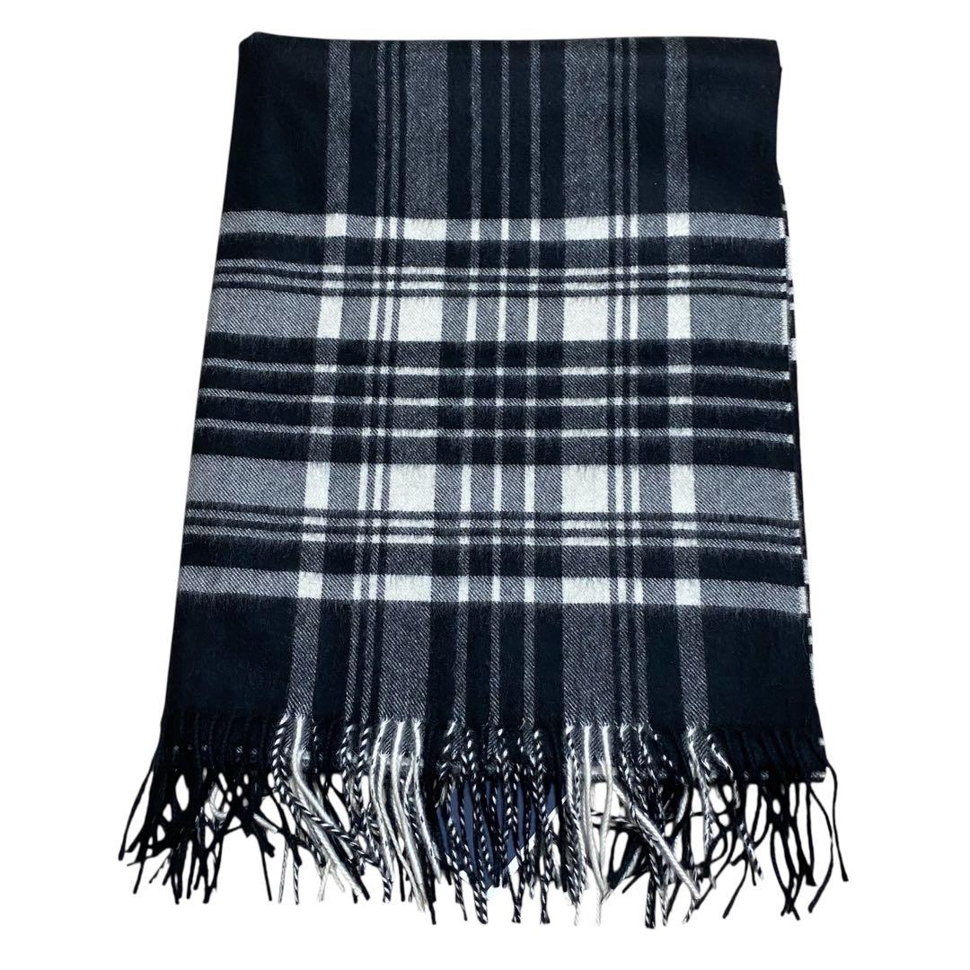 カシミヤ100％ 大判ストール マフラー Johnstons of Elgin