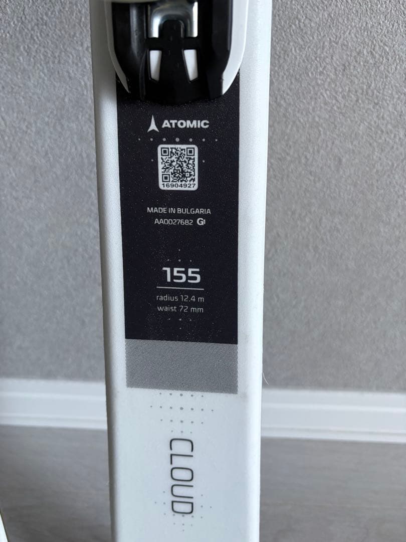 ATOMIC CLOUD Rスキー板 155cm グリップウォーク対応