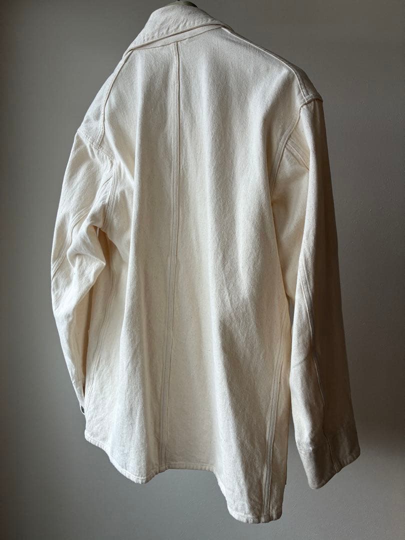 COMOLI エクリュデニムワークジャケット