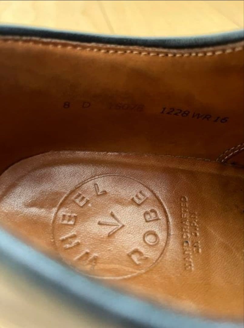 靴 WHEEL ROBE HEAVY STITCHING MOC TOE 8D