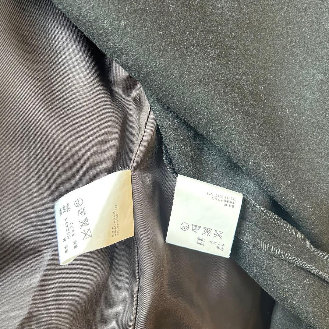 美品　HYKEハイクダブルブレストトレンチコート ライナー付 レギュラーフィット