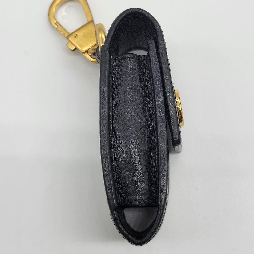 美品✨️ GUCCI キーケース プチマーモント ブラック レザー スマートキー
