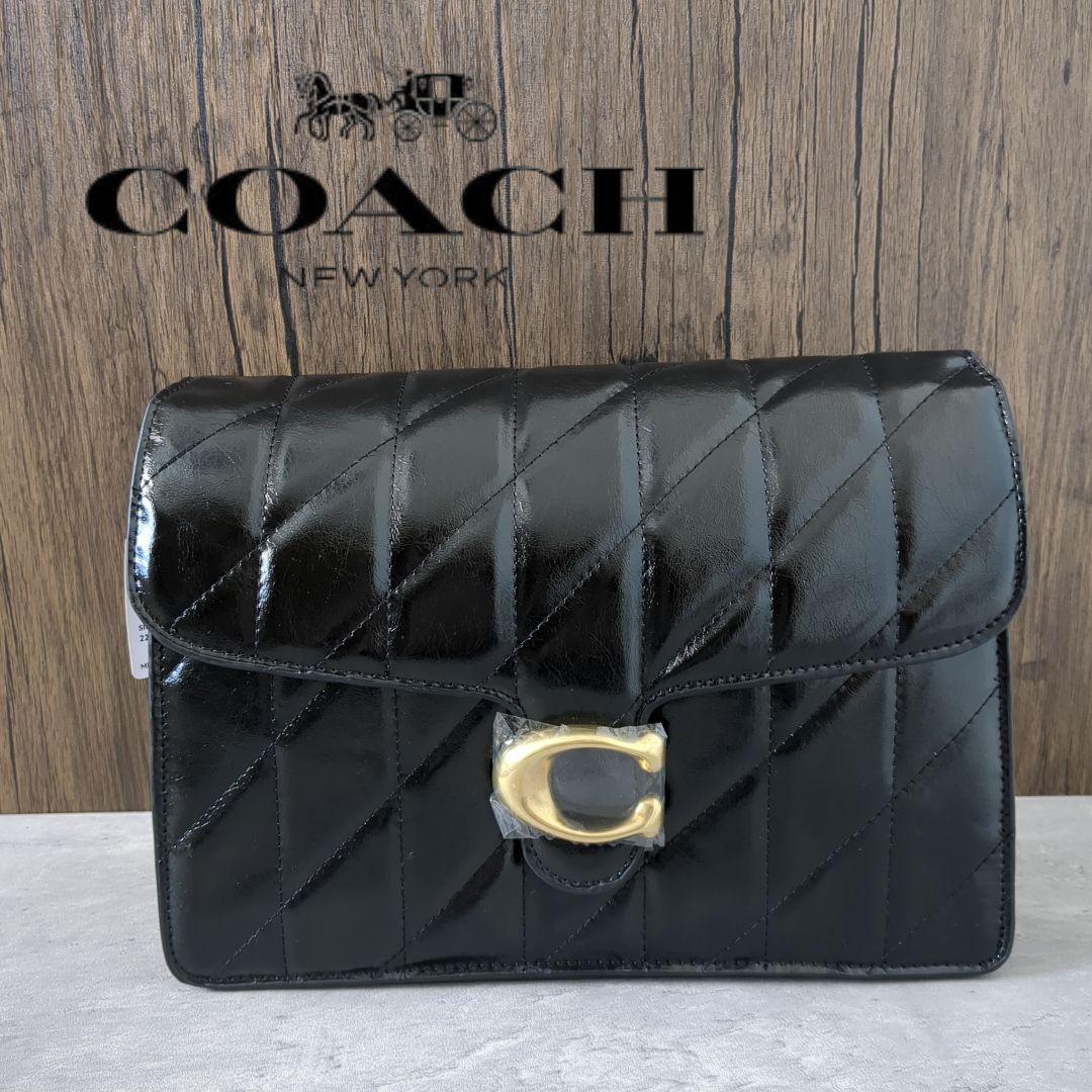 【新品】COACH　チェーン タビー ショルダー バッグ 30・キルティング