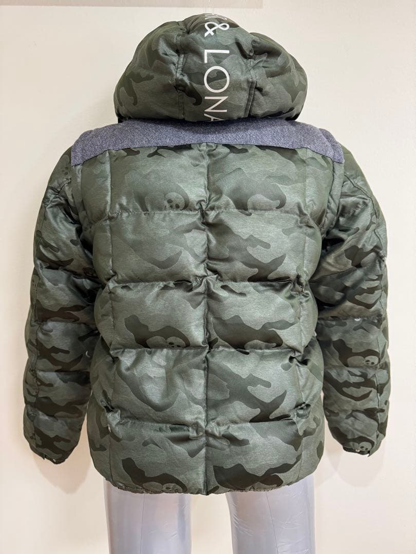 美品 MARK&LONA マークアンドロナ カモフラ　ダウンジャケット M