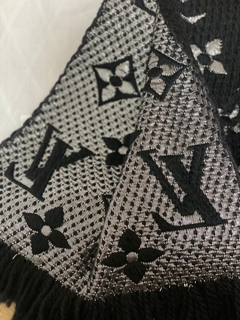 ルイヴィトンマフラーモノグラムエシャルプロゴマニアシャイン