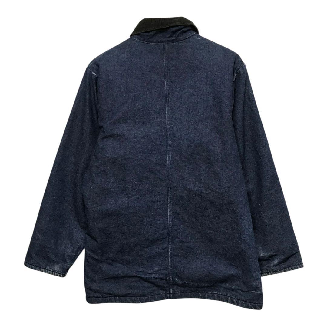 80s ディッキーズ　ビンテージデニムカバーオール　ワッペンロゴ　USA製　40