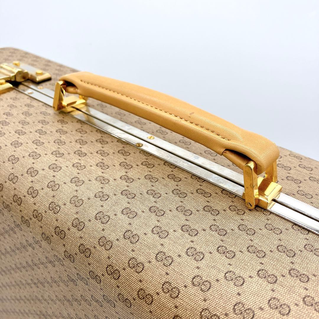 希少【GUCCI】ハード　トランクケース　ハードケース　マイクロGG PVC.
