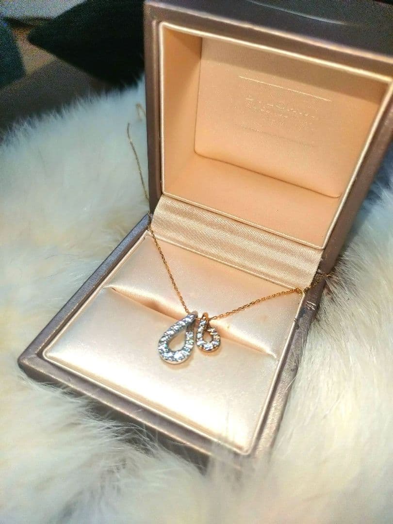 ペンダントトップ ダイヤモンド 18K シルバー