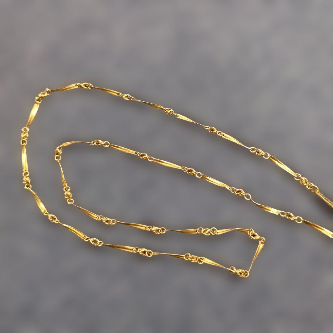 【美品】マベパールネックレス　K18　ゴールド