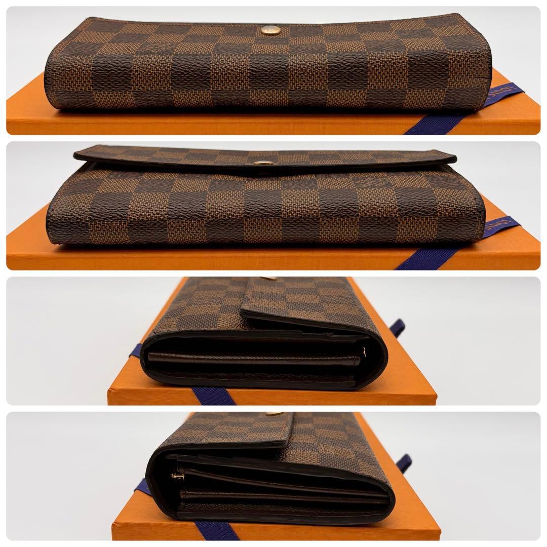 鑑定済み✨ルイヴィトン✨ダミエ✨ポルトフォイユ・サラ 二つ折り 長財布