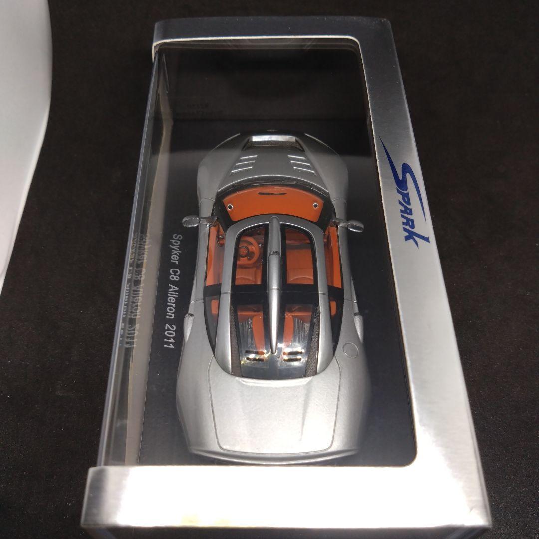 スパーク 1/43 スパイカー C8 アイルロン 2011 シルバー