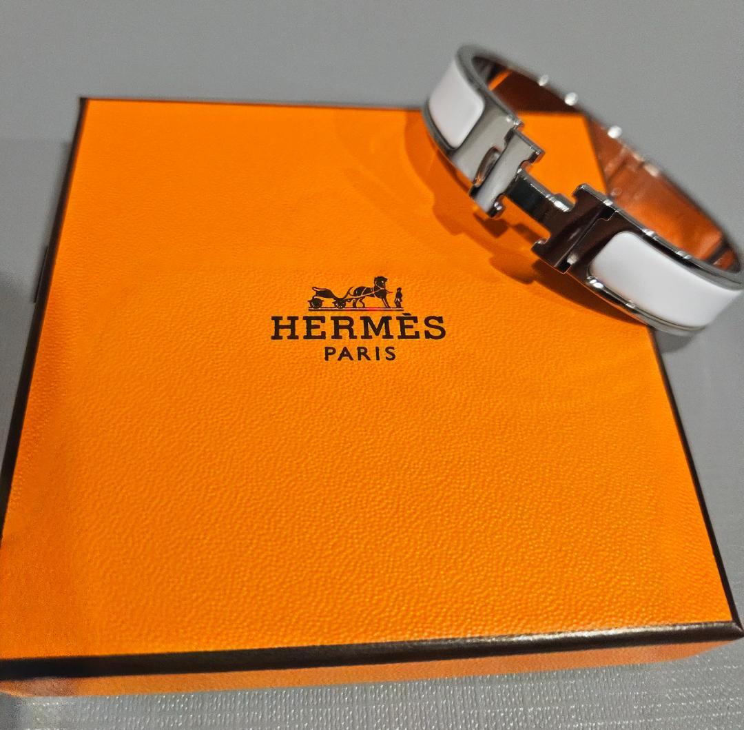 HERMES　エルメス　エナメルブレスレット　クリックＨ