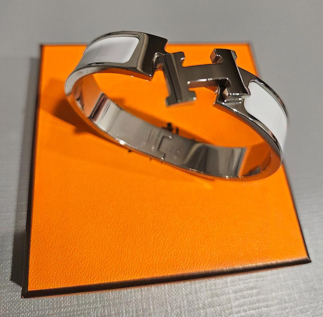 HERMES　エルメス　エナメルブレスレット　クリックＨ