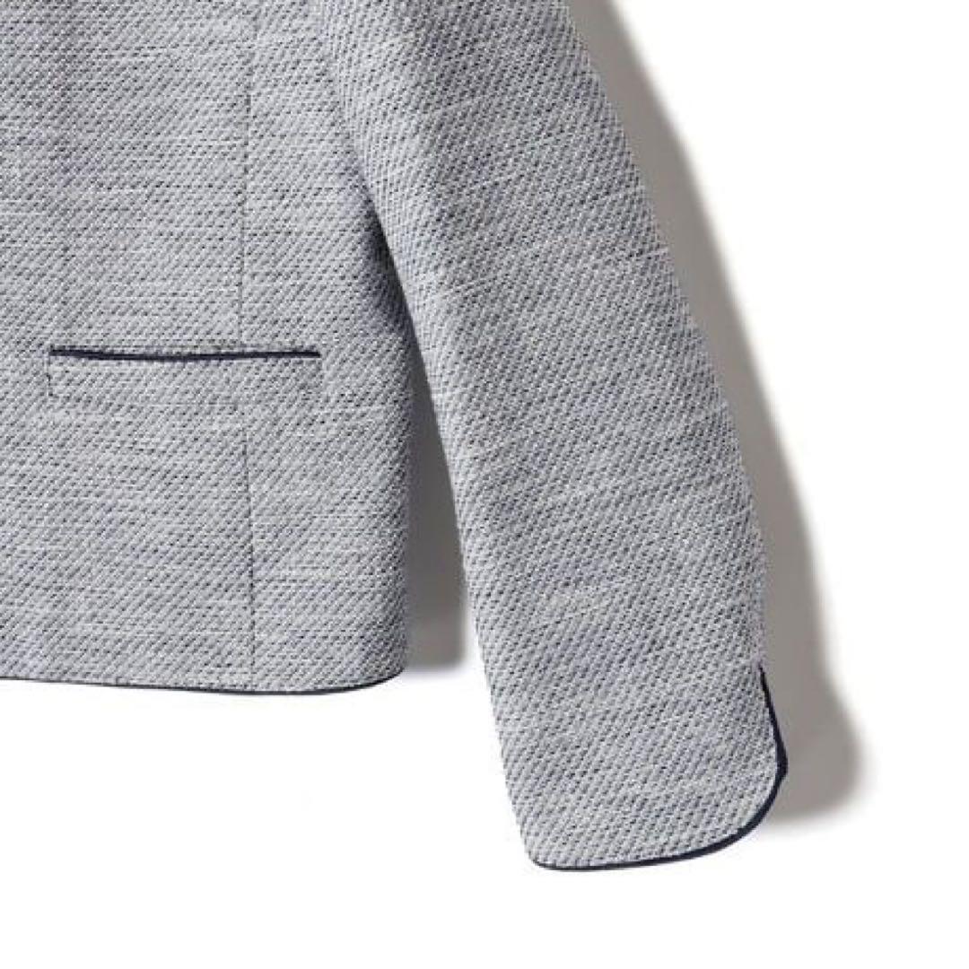 ships シップス ツイードノーカラージャケット　36