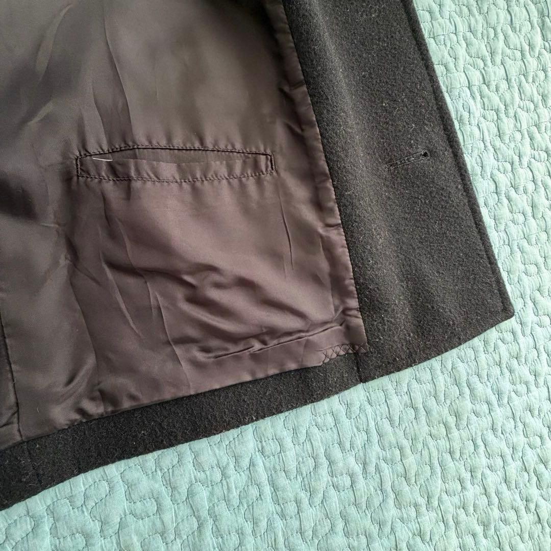 Y's ポンチョ風コート　ブラック　サイズ2