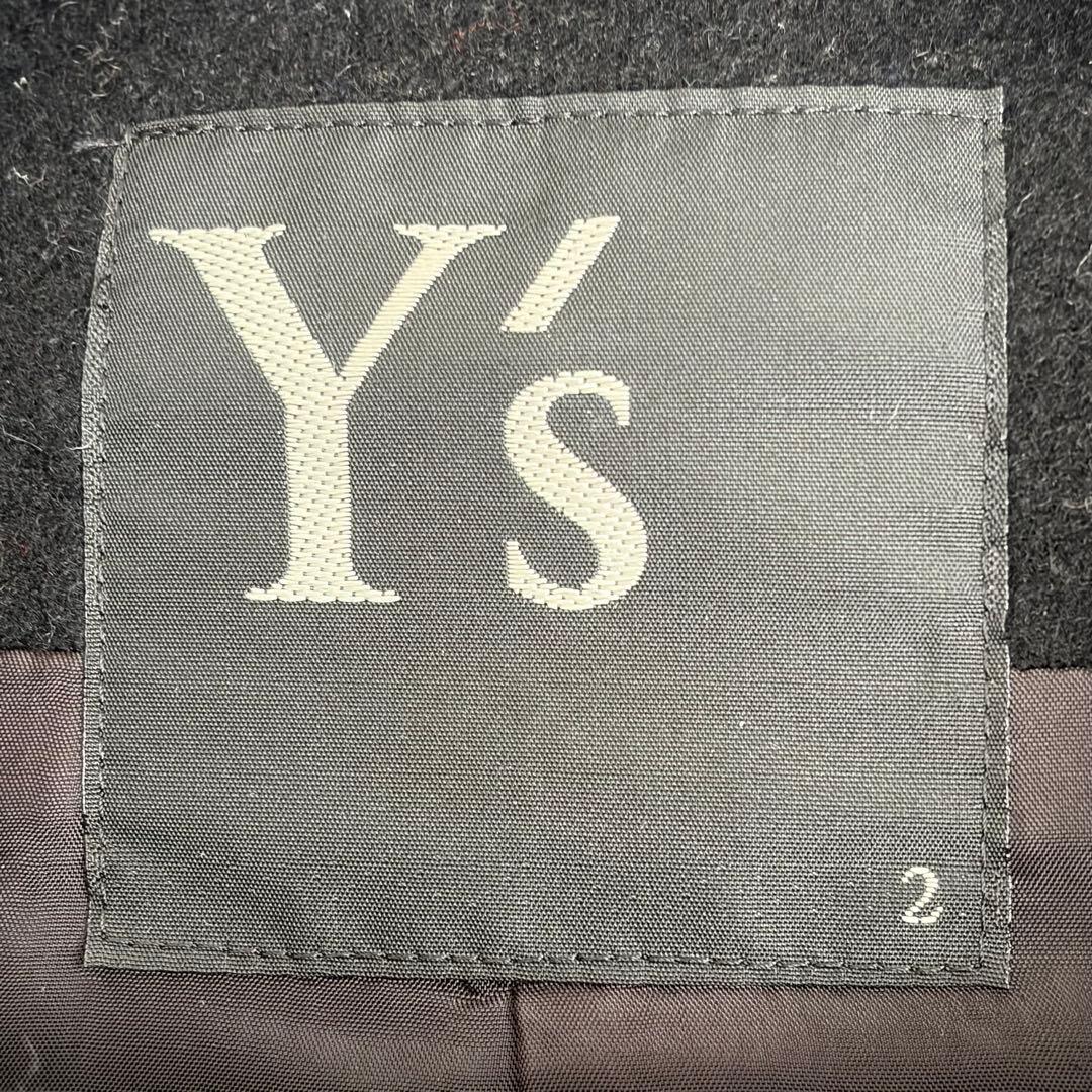 Y's ポンチョ風コート　ブラック　サイズ2