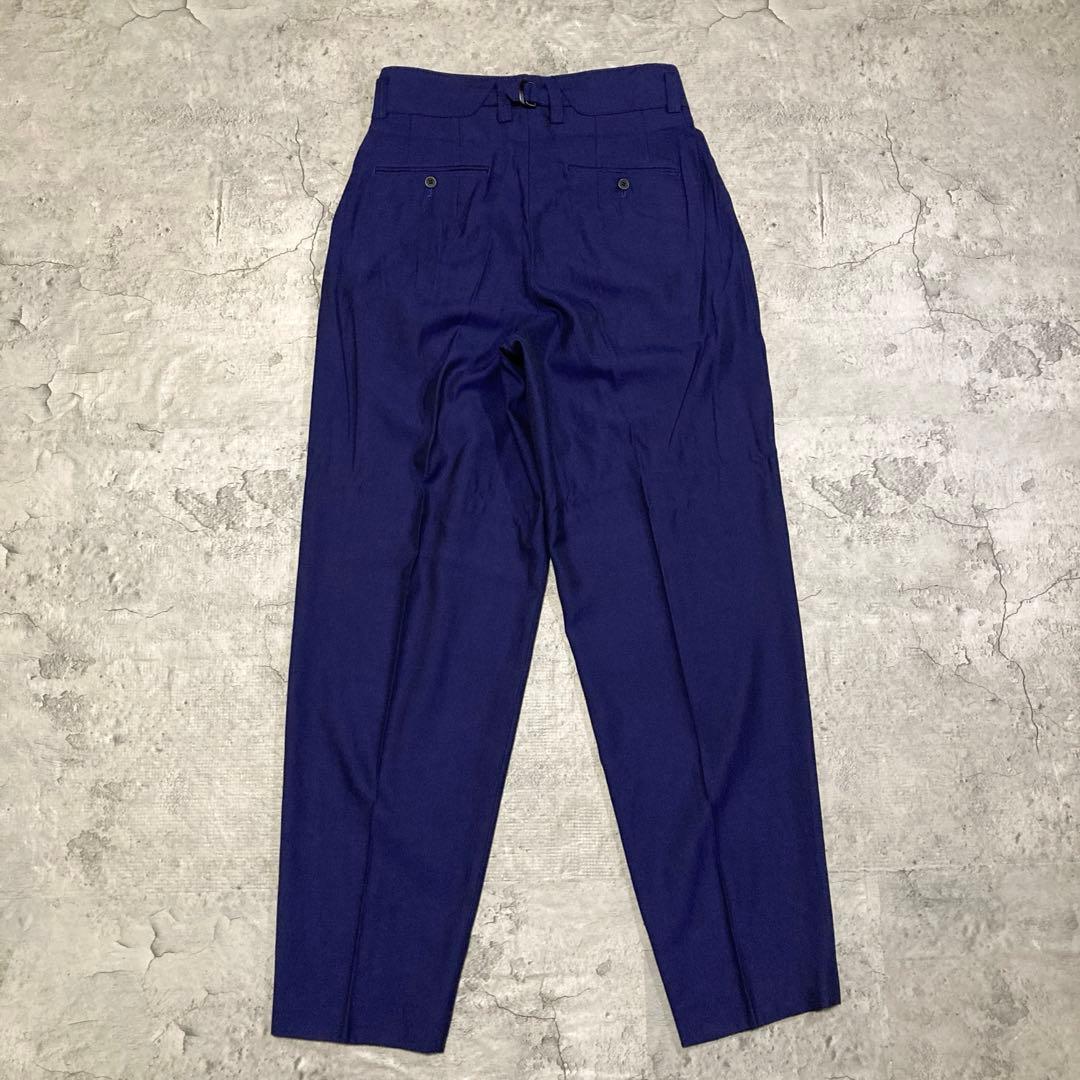 【YOSHIYUKI KONISHI】タックワイドスラックス 日本製 L