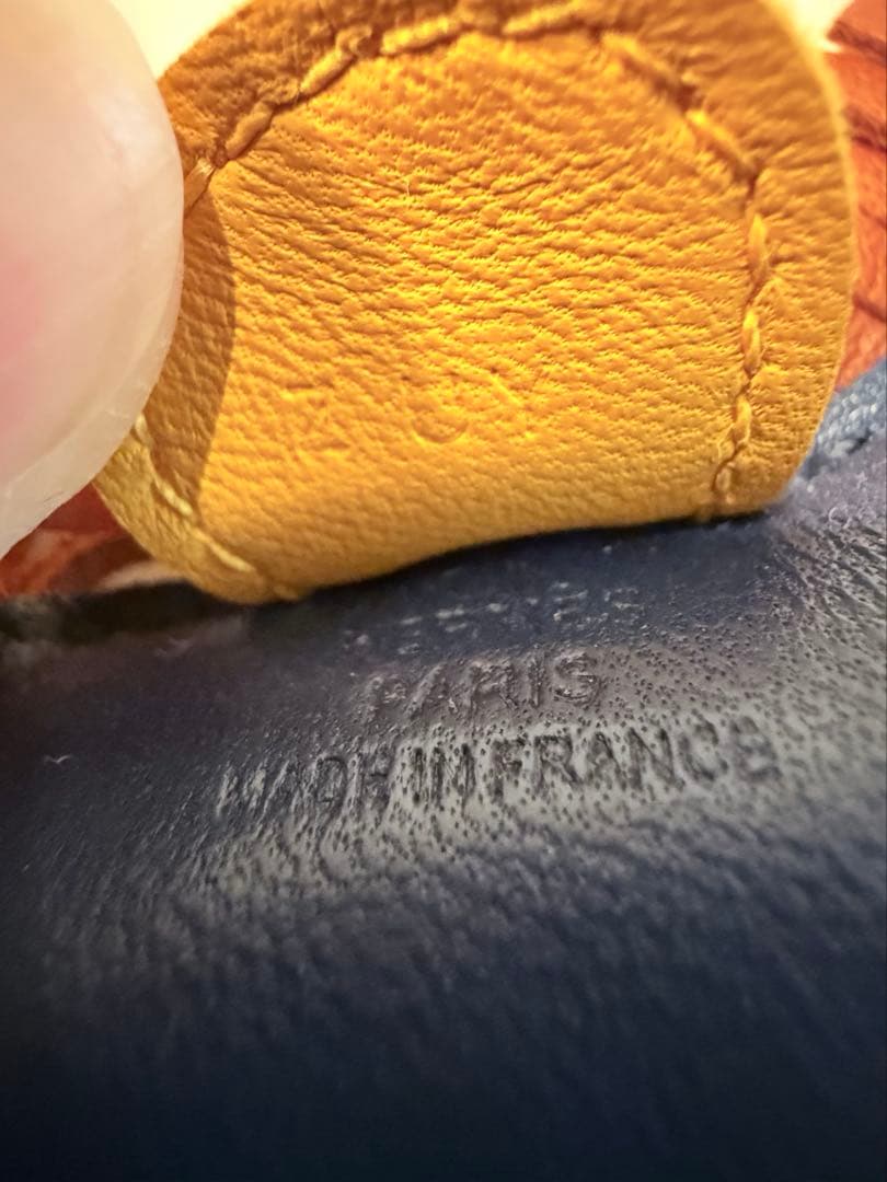 エルメス　ロデオ　正規品　チャーム ネイビー HERMES