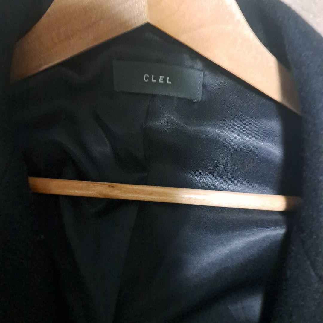 CLEL　チェスターコート　Sサイズ　ブラック