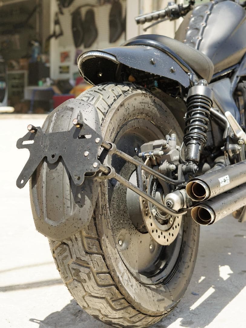 限定値下げ！レブル　マットガード+ナンバープレートキット　ナンバー灯付き