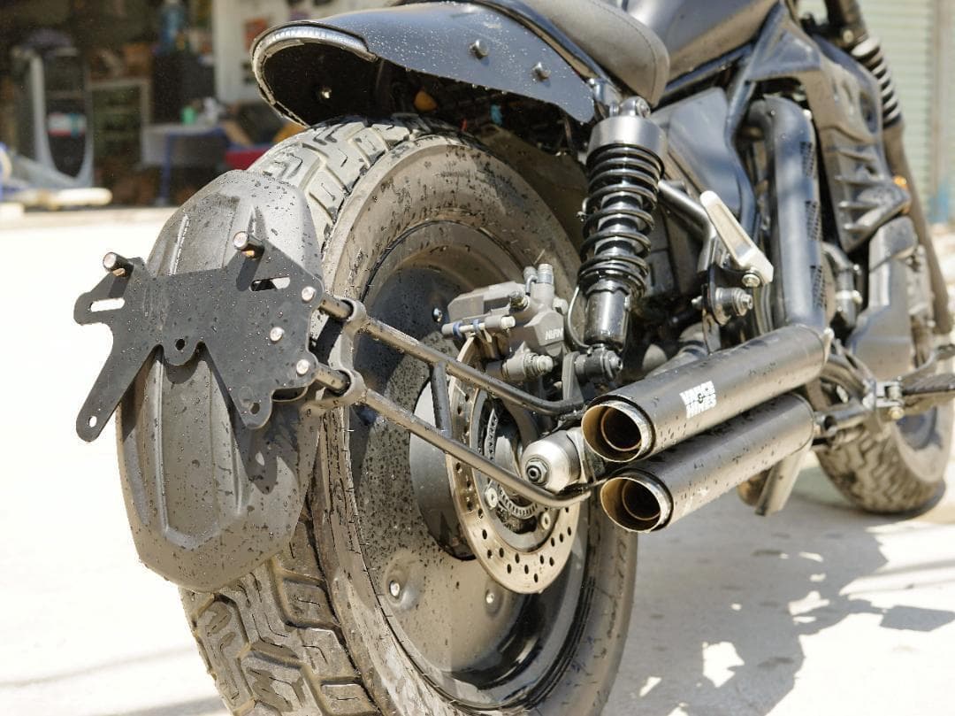 限定値下げ！レブル　マットガード+ナンバープレートキット　ナンバー灯付き