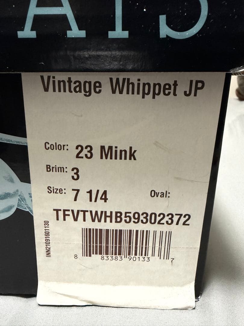 【新品】STETSON Whippet REPRO ST203