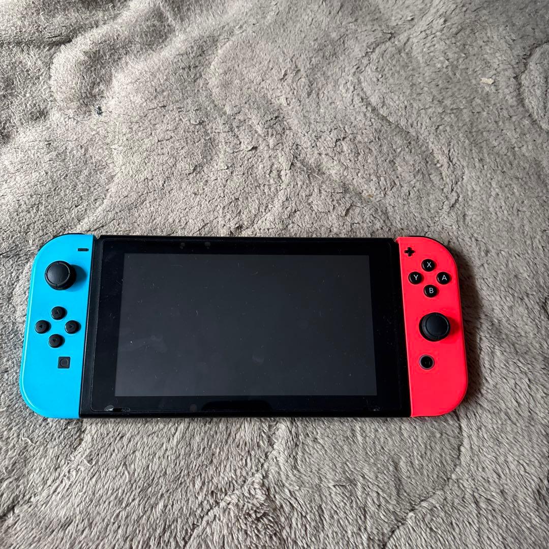 Nintendo Switch 本体 赤/青 ＋ ハードポーチ付