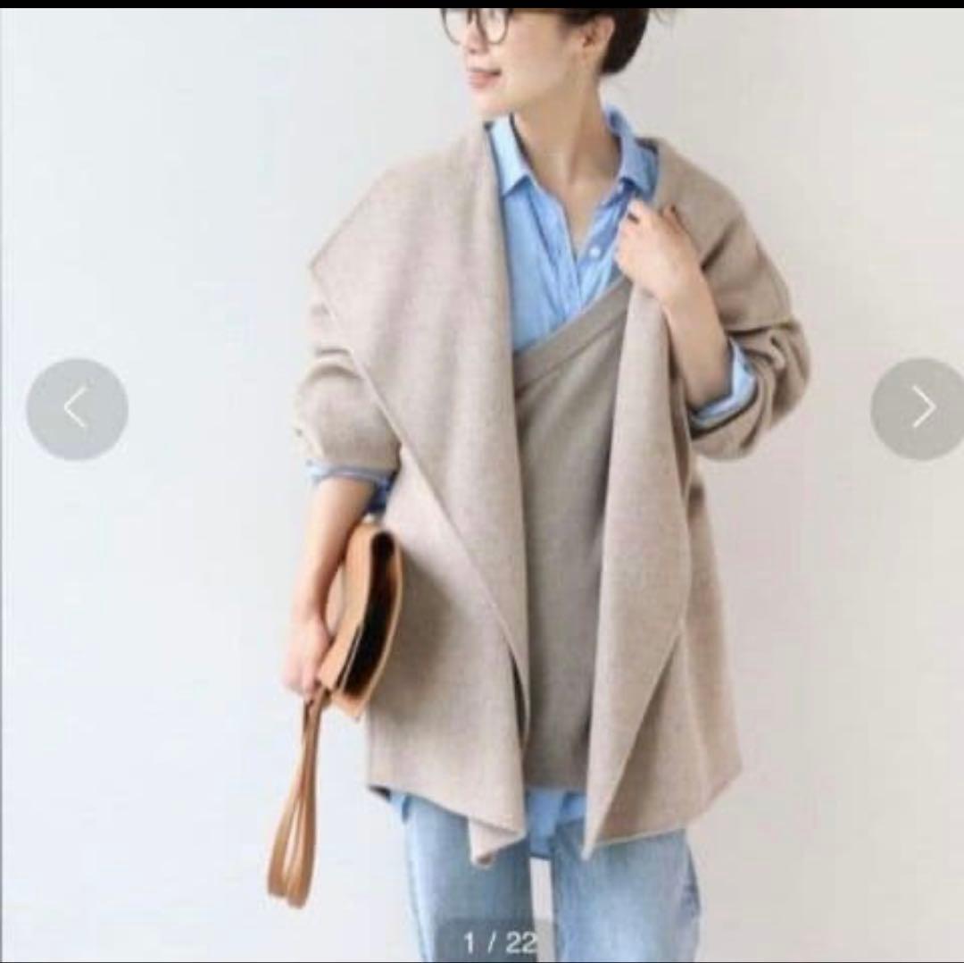 Plage プラージュ ハミルトンウールハーフコート　38