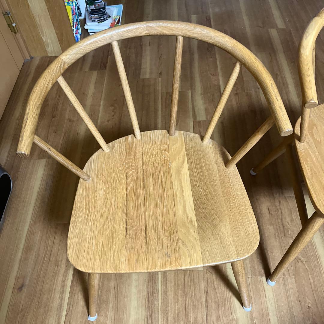 無印良品　オーク材ダイニングテーブルと椅子セット　本日セール