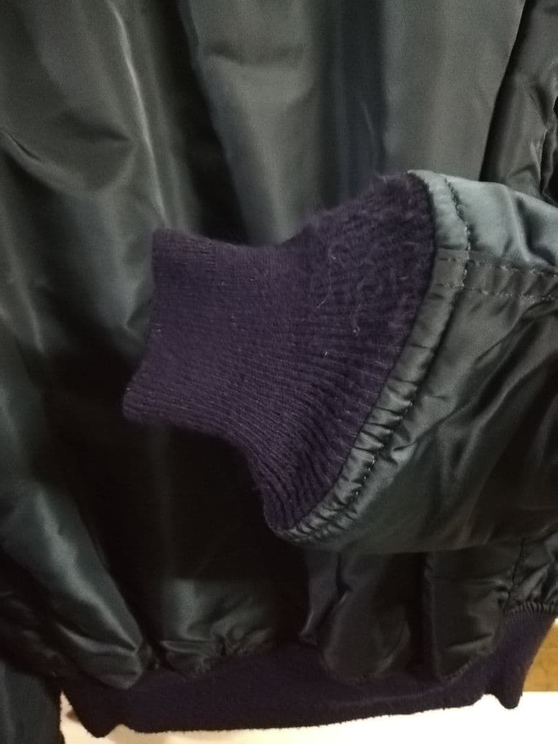 alpha アルファ　usa製　ma-1　ネイビー