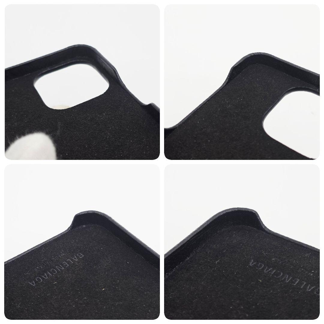 ✨未使用 箱•袋付✨BALENCIAGA iPhone13proケース レザー