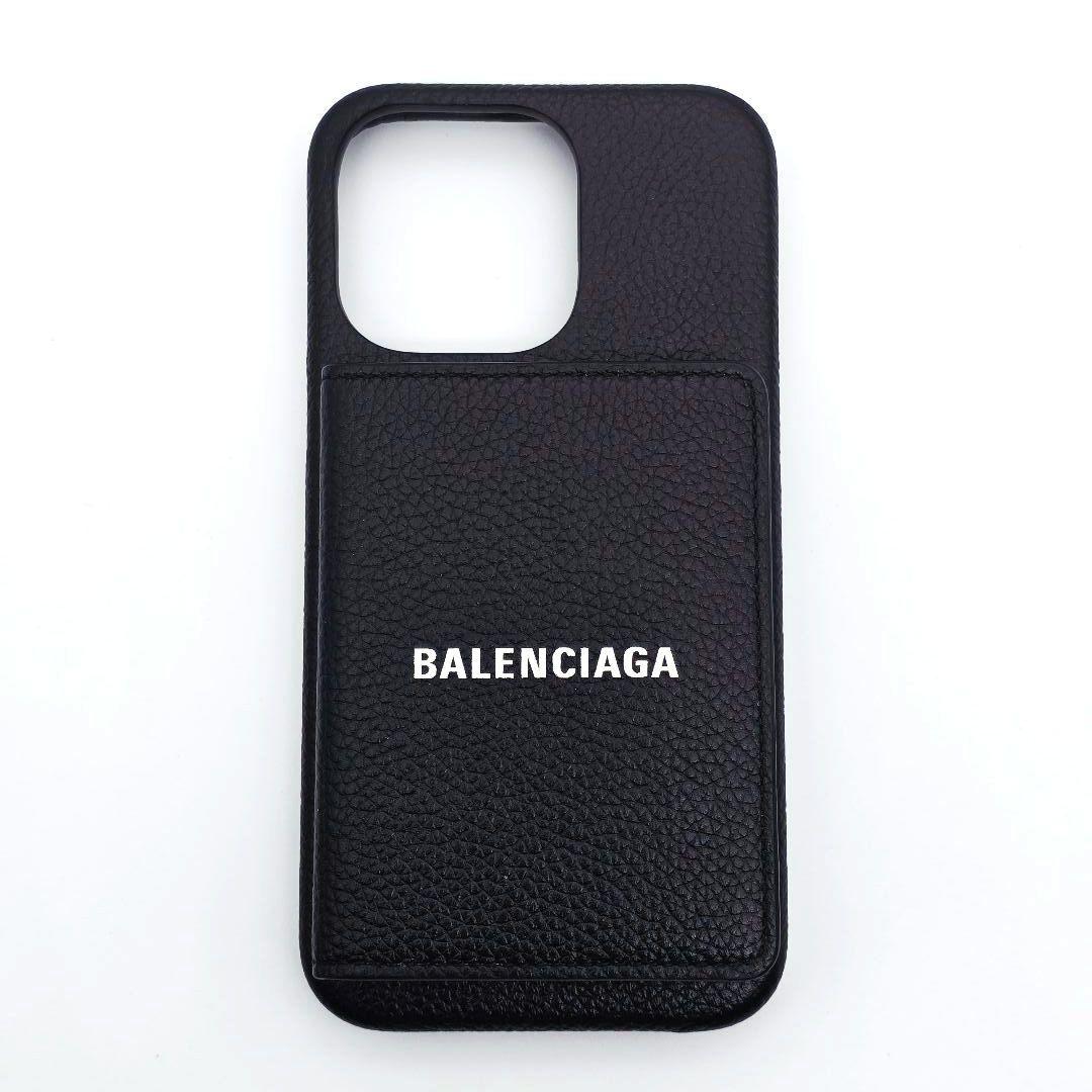 ✨未使用 箱•袋付✨BALENCIAGA iPhone13proケース レザー