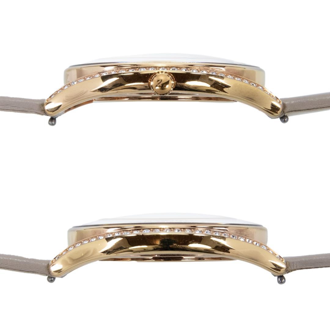 スワロフスキー 腕時計 レディース クリスタルラインオーラ 白 ビジュー ロゴ